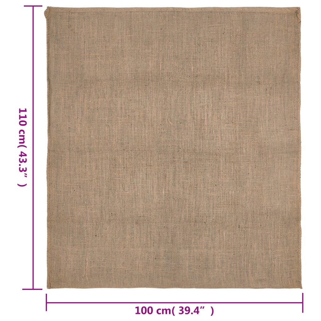 vidaXL džuudist kotid 30 tk, 100 x 110 cm, 100% džuut 220 gsm