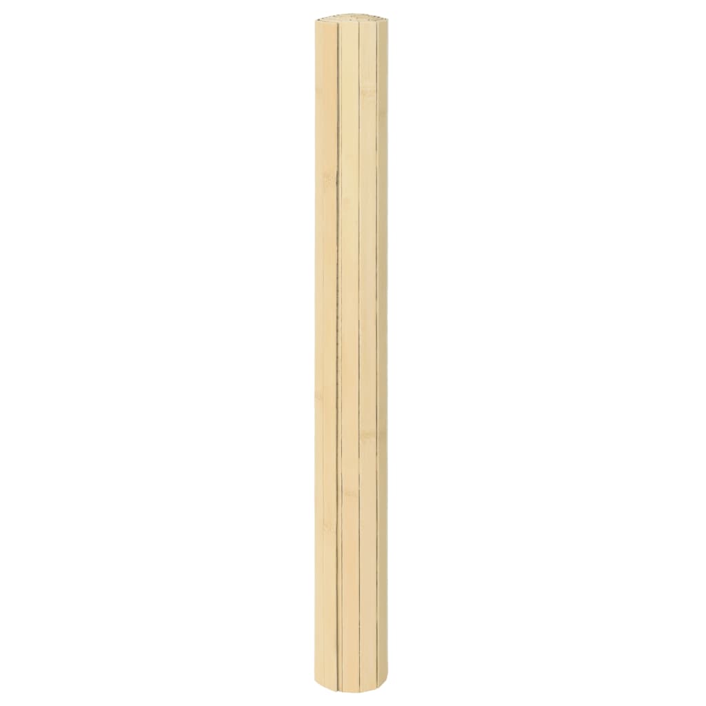 vidaXL vaip, ristkülikukujuline, naturaalne hele, 100 x 500 cm, bambus