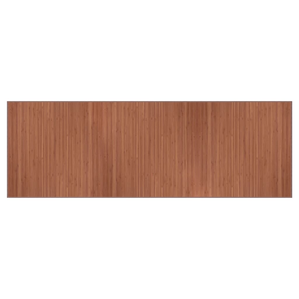 vidaXL vaip, ristkülikukujuline, pruun, 100 x 300 cm, bambus
