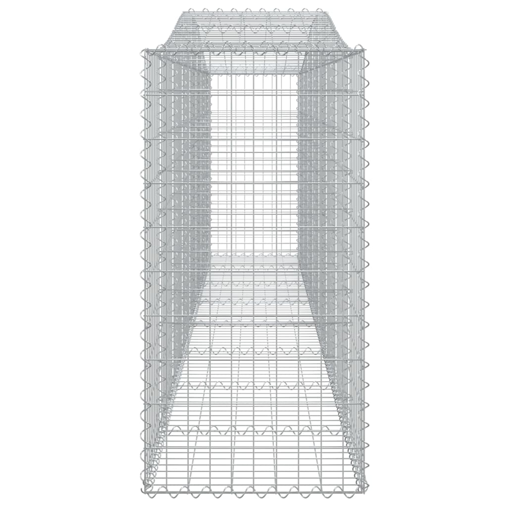 vidaXL kaarekujulised gabioonkorvid 2 tk, 400x50x100/120 cm, raud