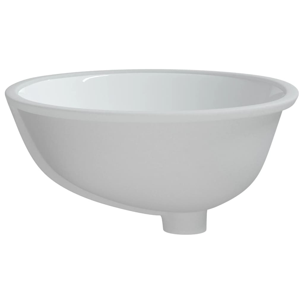 vidaXL vannitoa valamu, valge, 47x39x21 cm, kandiline, keraamiline