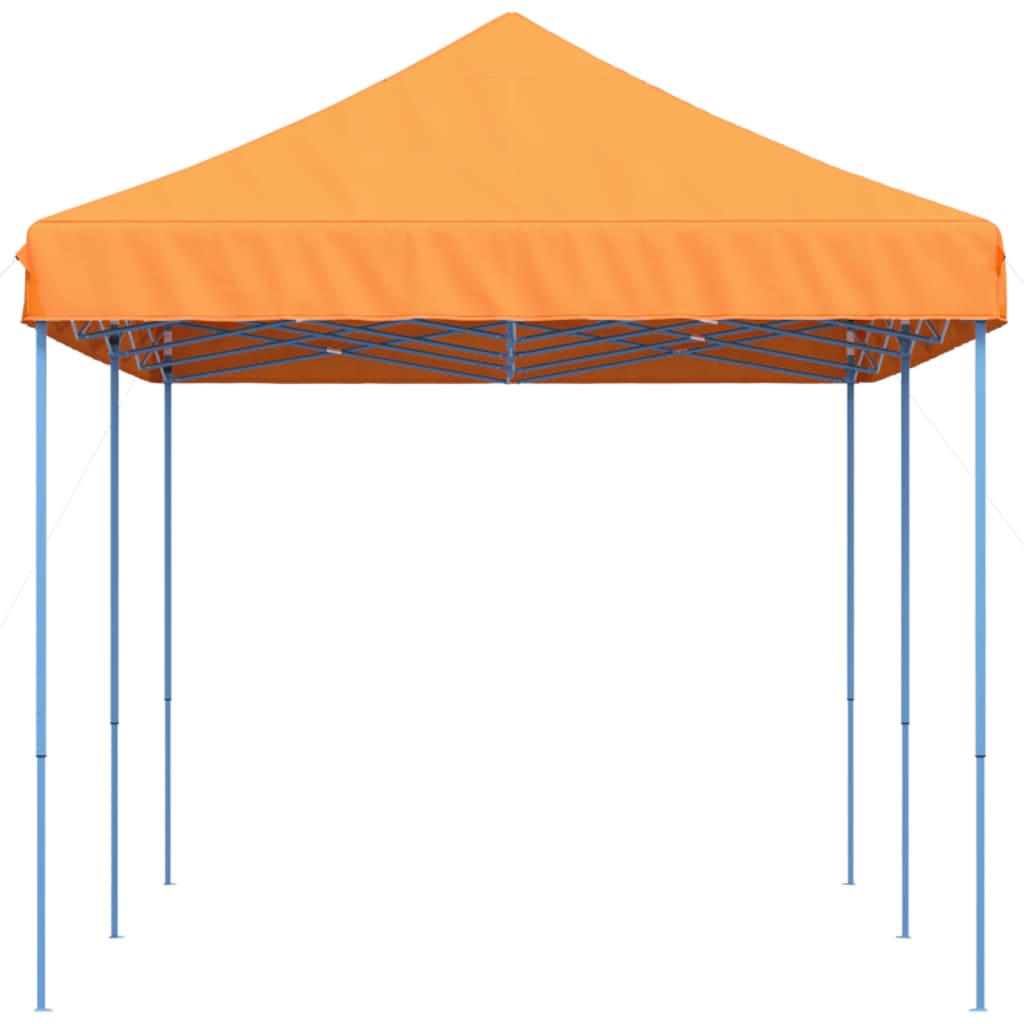 vidaXL kokkupandav pop-up peotelk, oranž, 580x292x315 cm