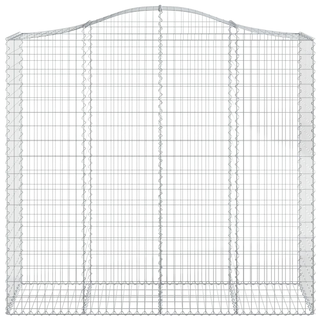 vidaXL kaarekujulised gabioonkorvid 14 tk, 200x50x180/200 cm, raud