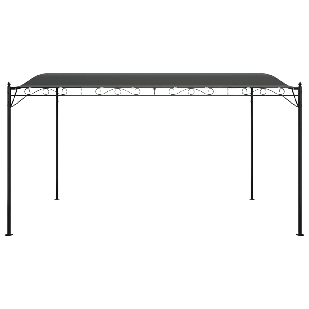 vidaXL varjualune, antratsiithall, 4 x 3 m, 180 g/m², kangas ja teras