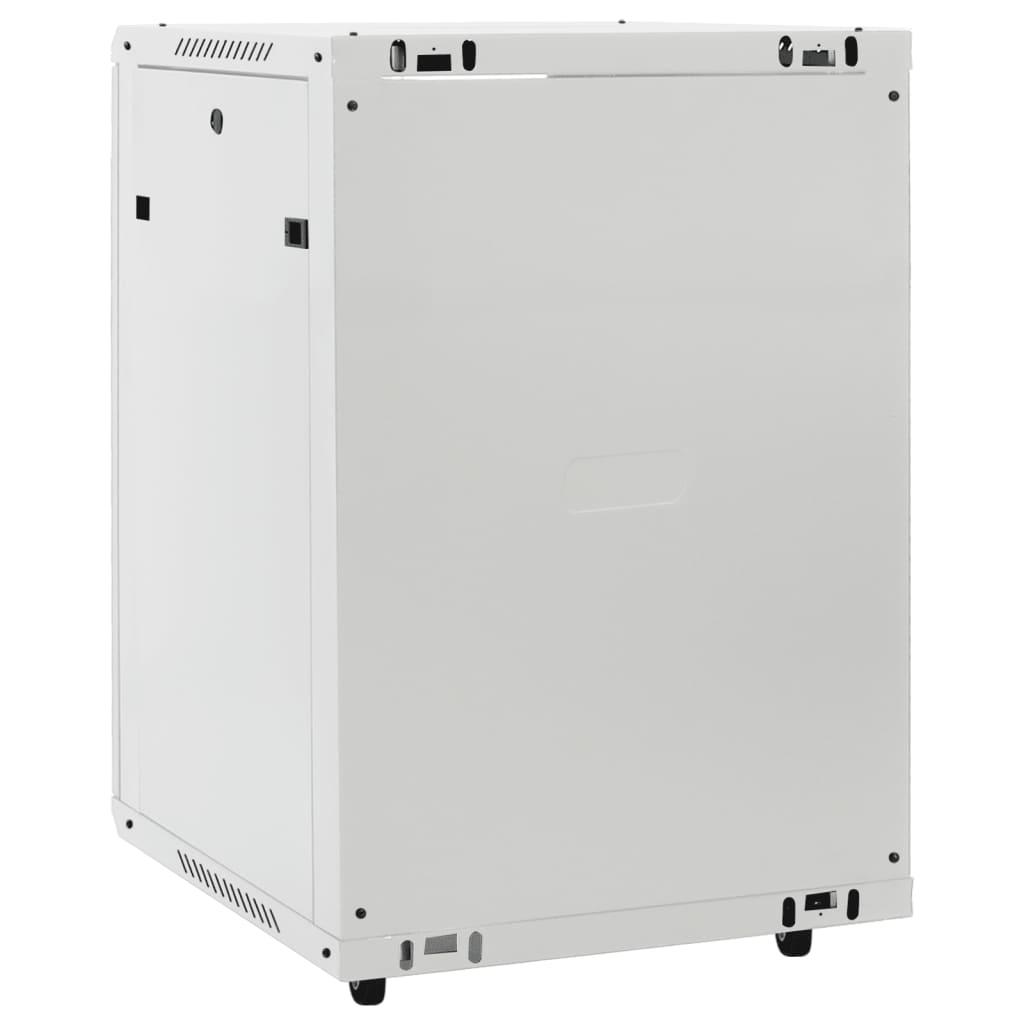 vidaXL 15U serverikapp, 19" IP20, hall, 53 x 40 x 80 cm