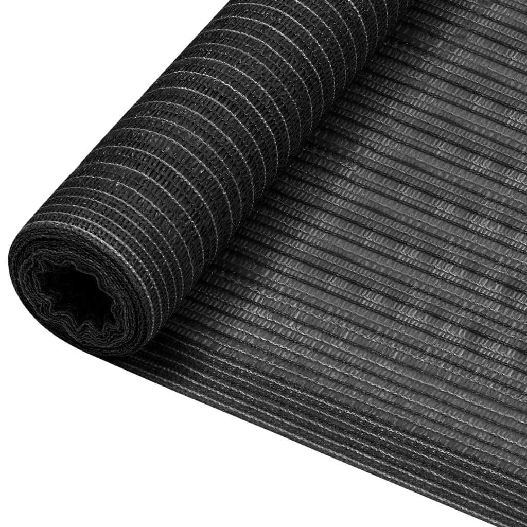 vidaXL privaatsusvõrk, antratsiit, 1 x 50 m, HDPE, 75 g/m²