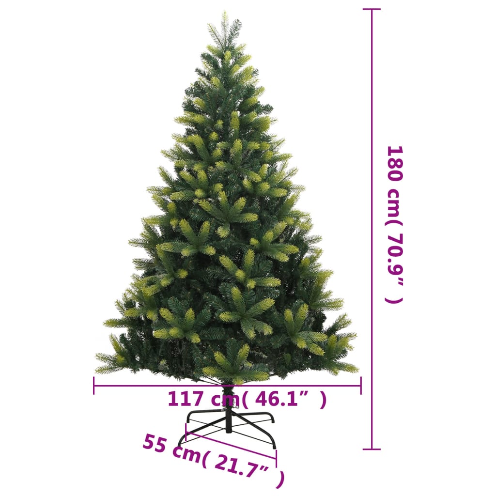 vidaXL kunstjõulukuusk alusega, 180 cm