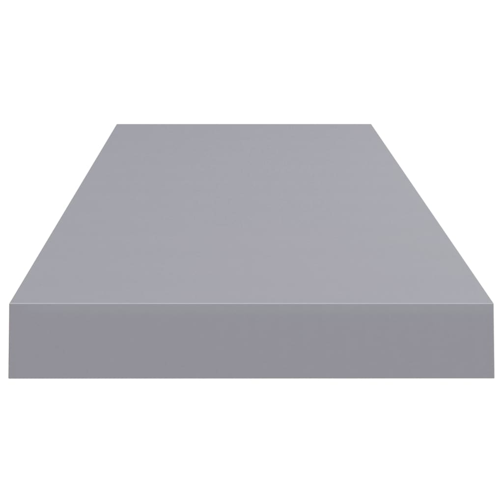 vidaXL seinariiulid, 4 tk, hall, 80 x 23,5 x 3,8 cm MDF