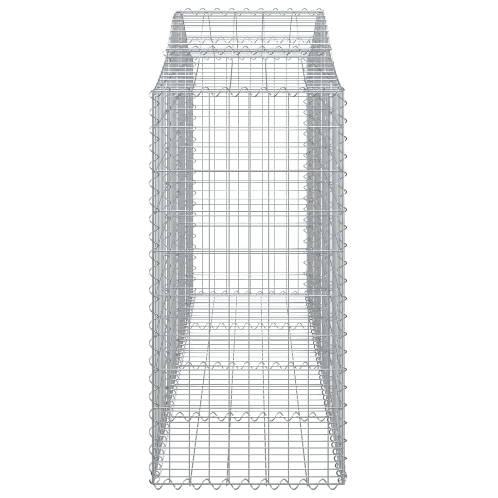 vidaXL kaarekujulised gabioonkorvid 4 tk, 200x50x100/120 cm, raud