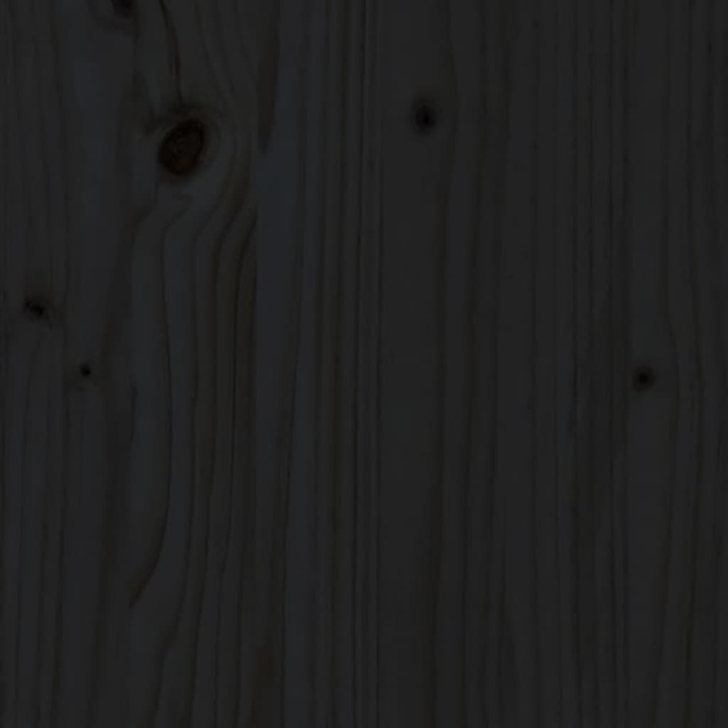 vidaXL aiapink, must, 111,5 x 53 x 71 cm, männipuit