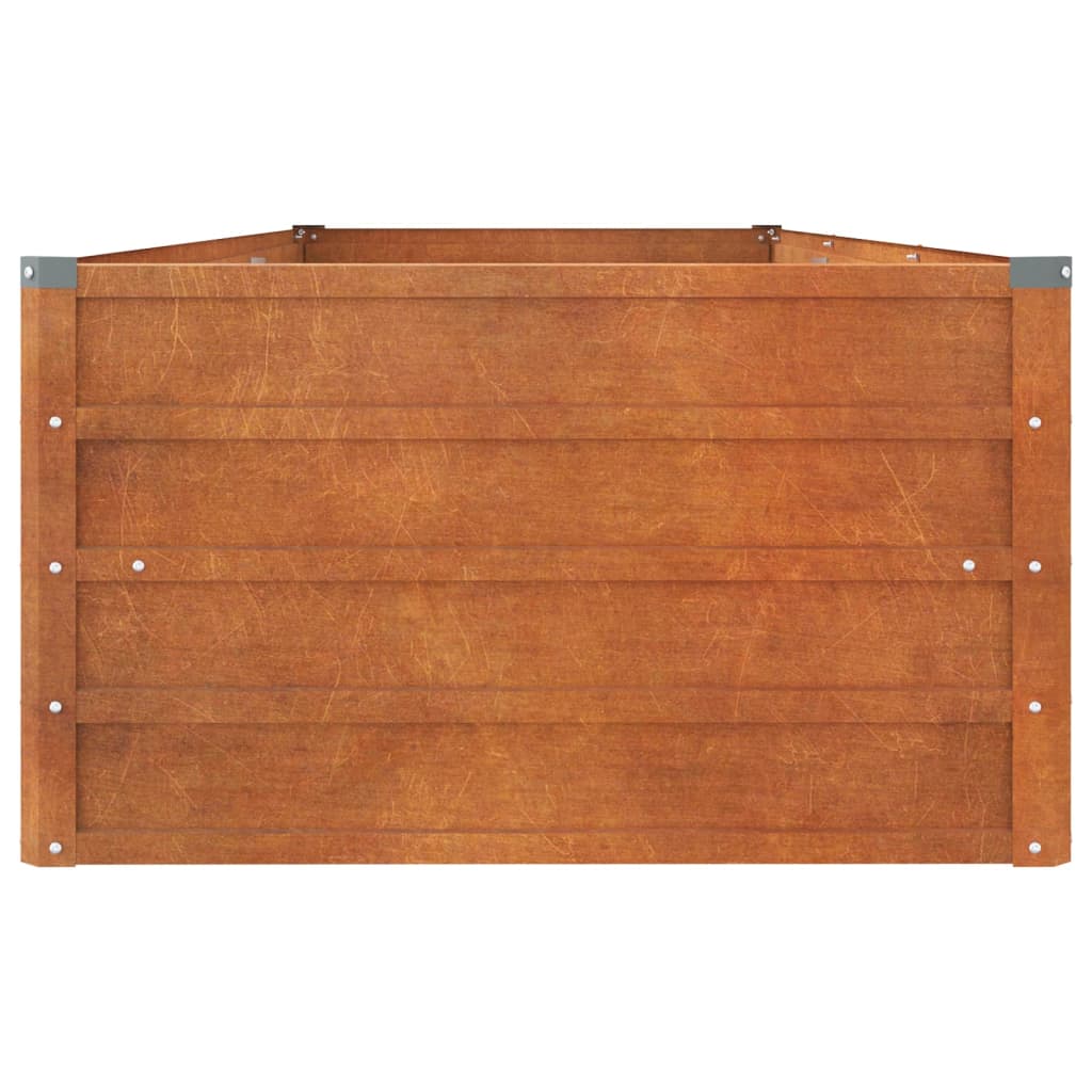 vidaXL taimekast, rooste, 240x80x45 cm, Corten-teras