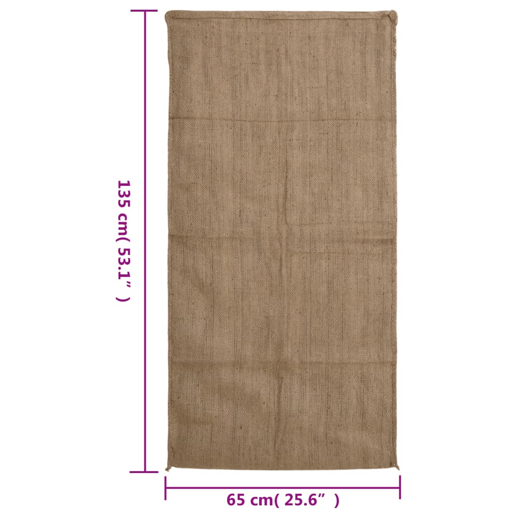 vidaXL džuudist kotid 10 tk, 65 x 135 cm, 100% džuut 340 gsm