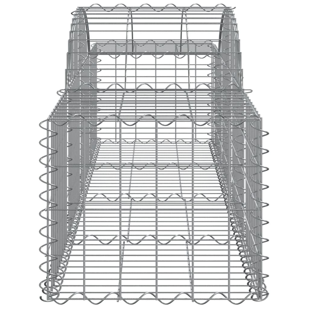 vidaXL kaarekujulised gabioonkorvid 20 tk, 200x50x40/60 cm, raud