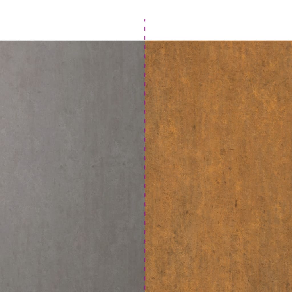 vidaXL murupiirded 10 tk, 25x103 cm, painduv Corten teras