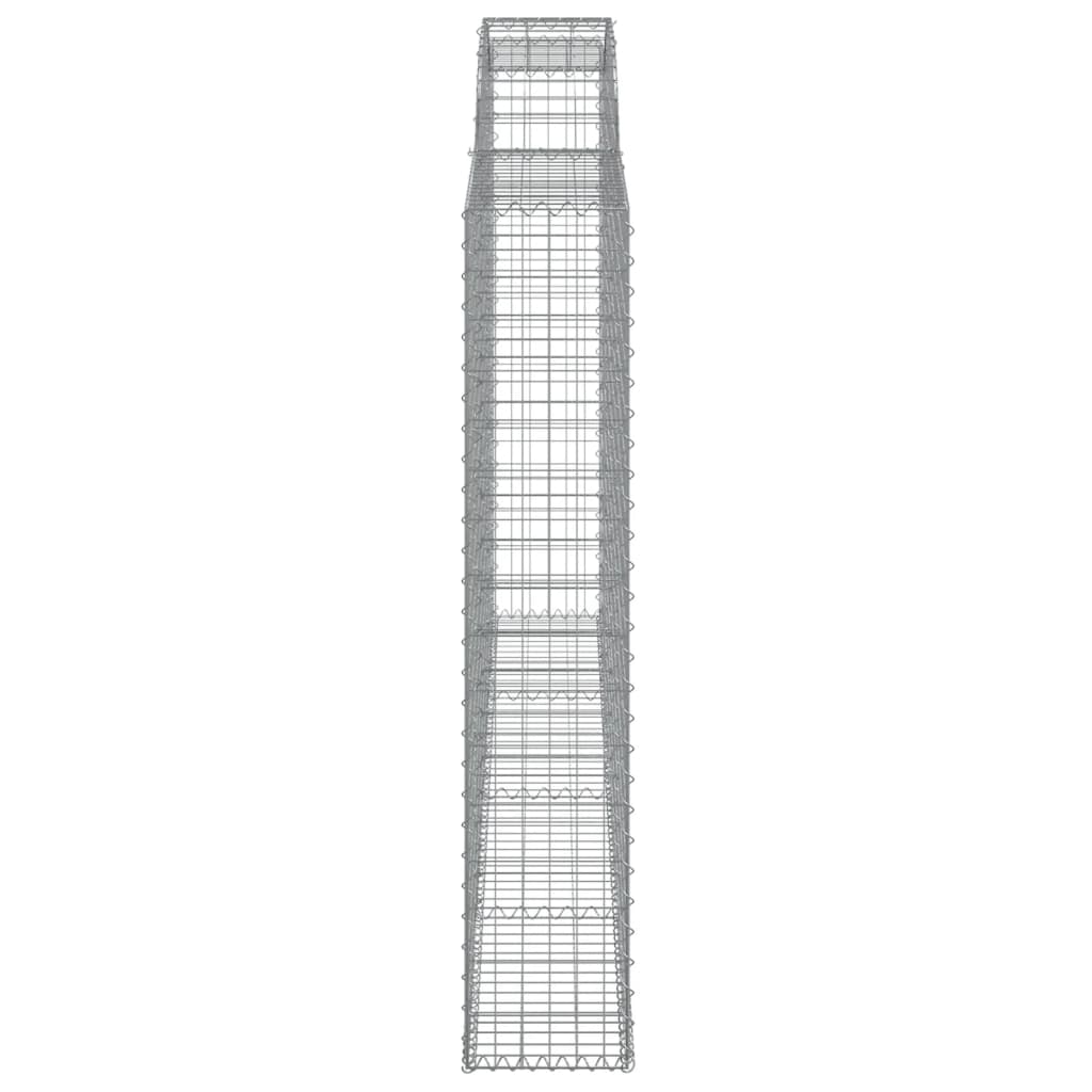 vidaXL kaarekujulised gabioonkorvid 2 tk, 300x30x160/180 cm, raud