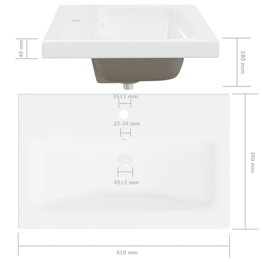 vidaXL vannitoamööbli komplekt, hall, tehispuit