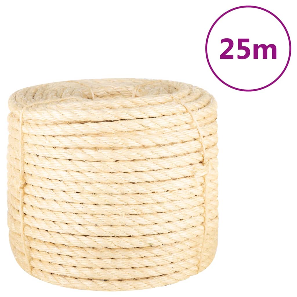 vidaXL köis 100% sisal 14 mm 25 m