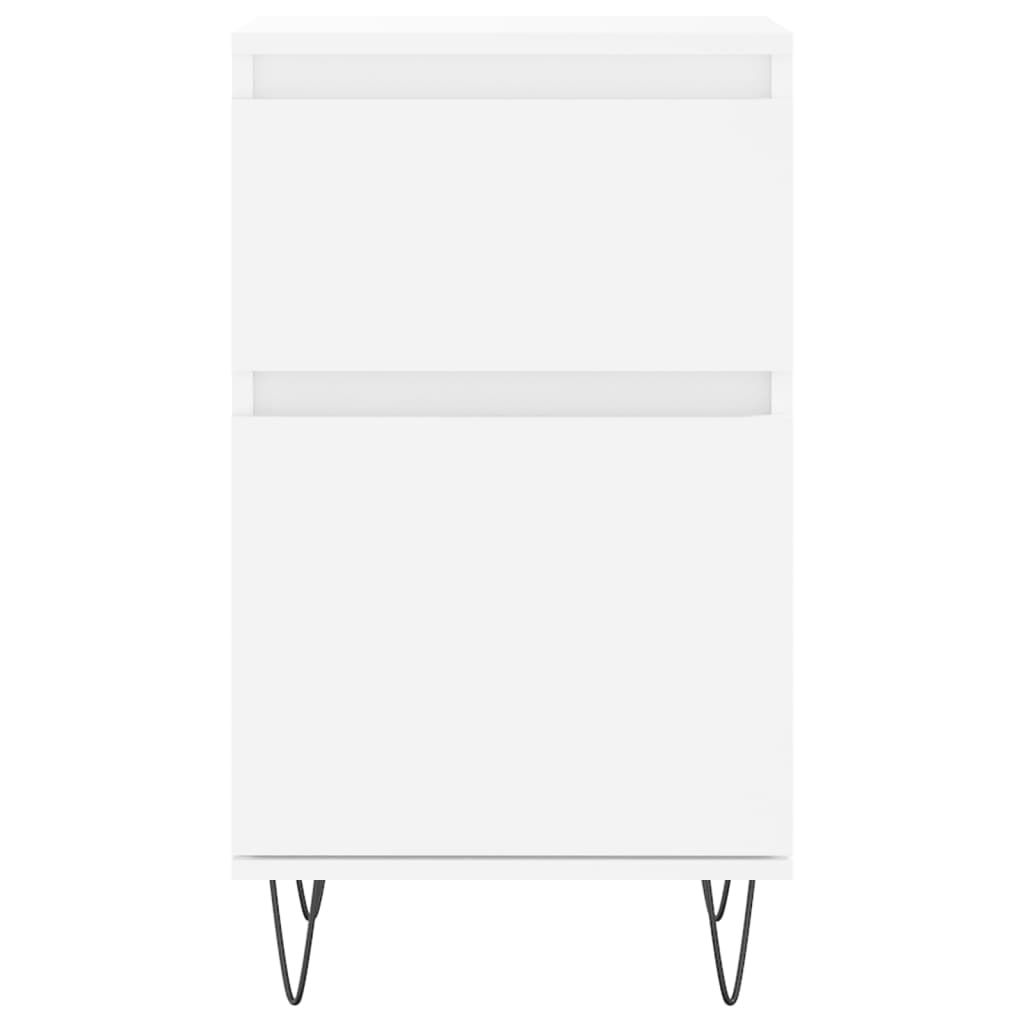 vidaXL puhvetkapp, valge, 40 x 35 x 70 cm, tehispuit