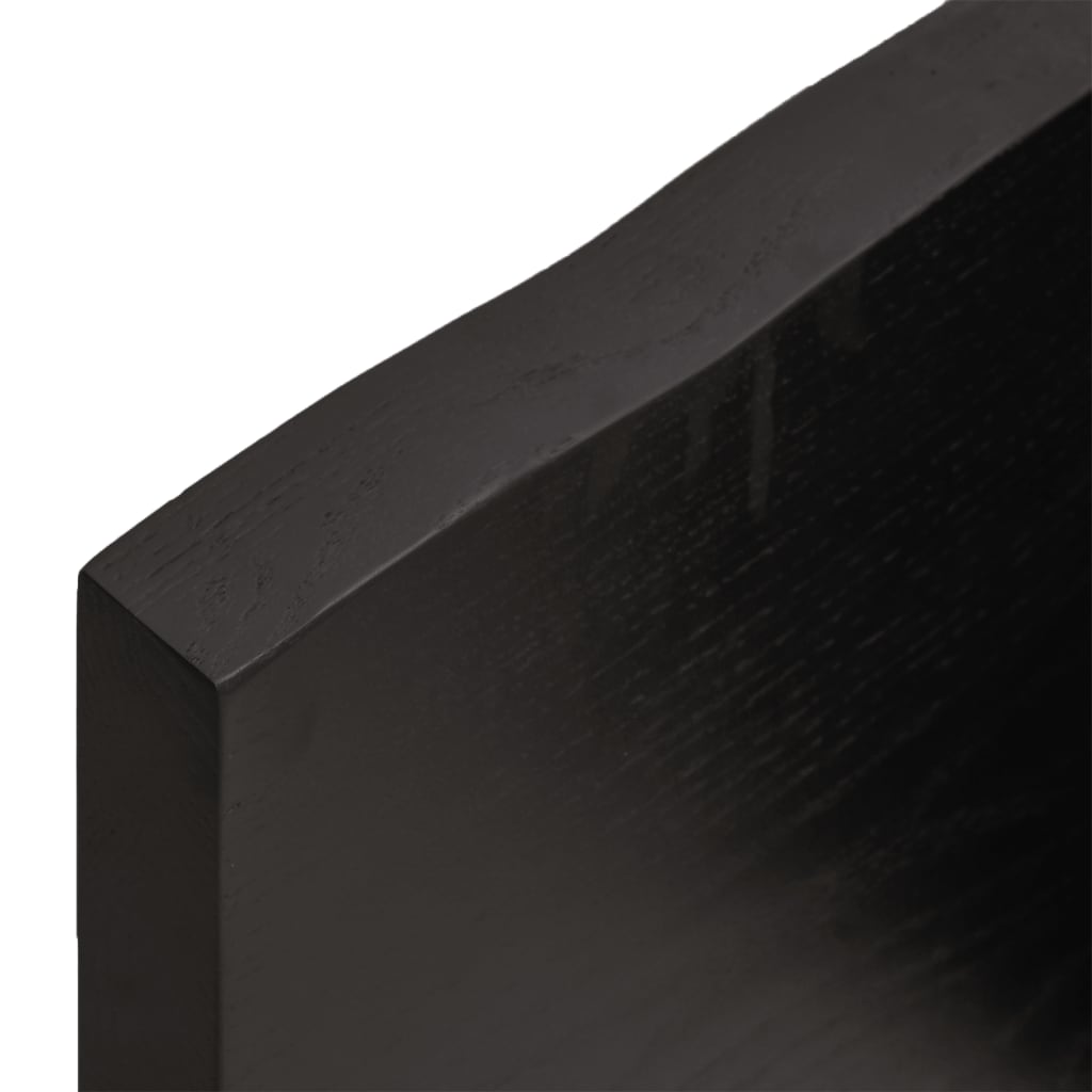 vidaXL lauaplaat, tumepruun, 180 x 50 x (2-4) cm, töödeldud täispuit