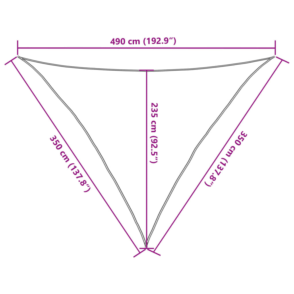 vidaXL päikesevarjupuri helehall 3,5x3,5x4,9 m 100% polüester Oxford