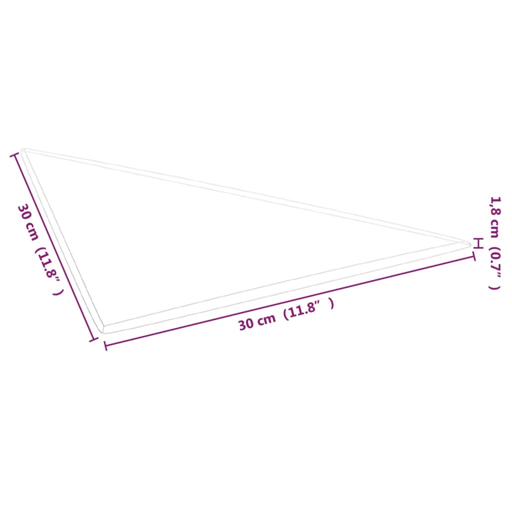 vidaXL seinapaneelid 12 tk, sinine, 30 x 30 cm, samet, 0,54 m²