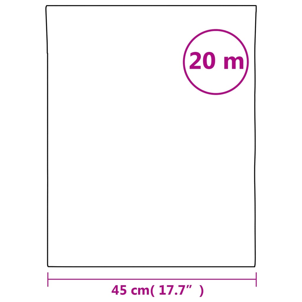 vidaXL aknakile, jäätunud, triibud, 45 x 2000 cm, PVC