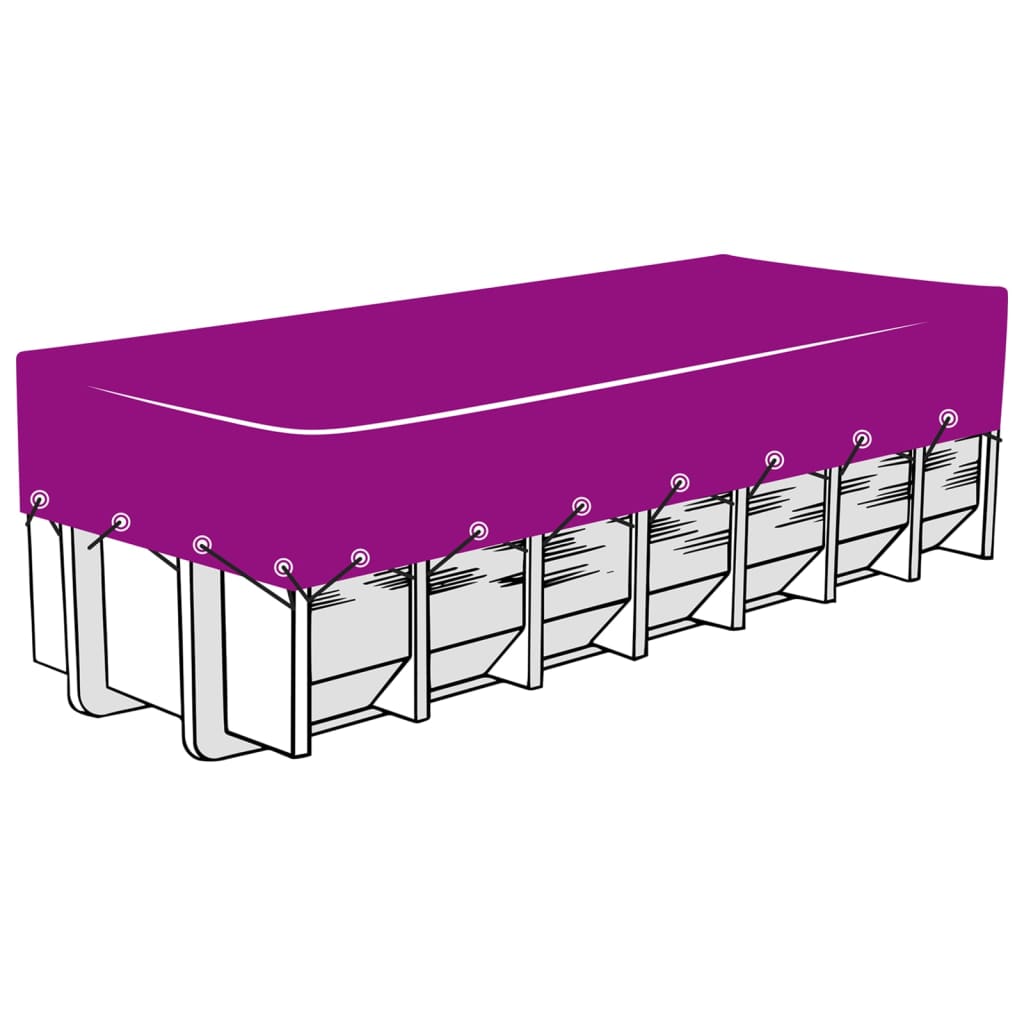 vidaXL koormavõrk, roheline, 3x5 m, HDPE