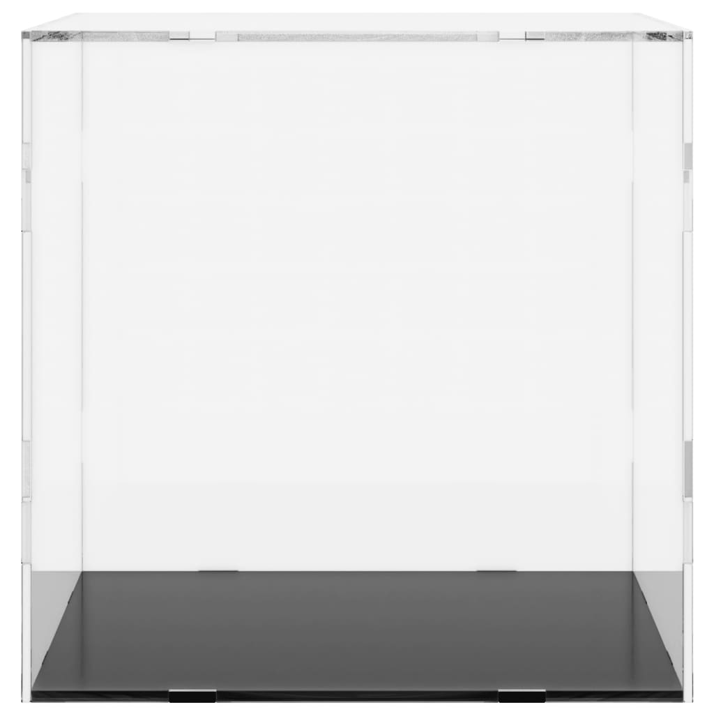 vidaXL vitriinkast, läbipaistev, 30x30x30 cm, akrüül