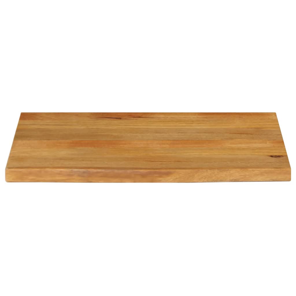 vidaXL lauaplaat, naturaalse servaga, 90 x 60 x 2,5 cm, mangopuit