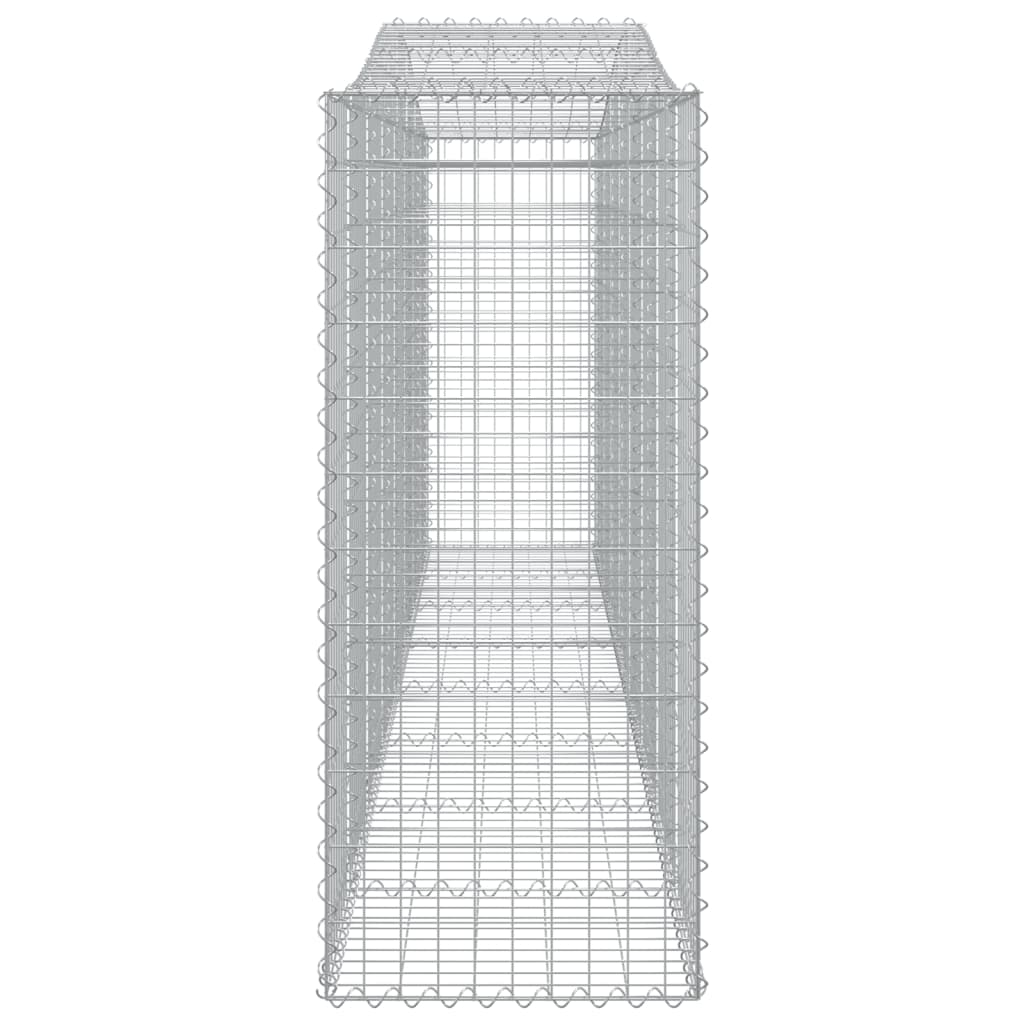 vidaXL kaarekujulised gabioonkorvid 2 tk, 400x50x120/140 cm, raud