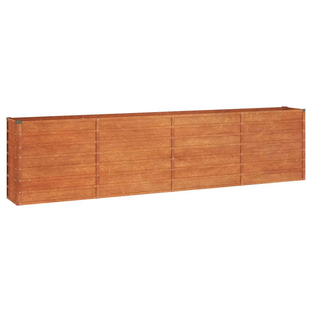 vidaXL taimekast, rooste, 320x40x77 cm, Corten-teras