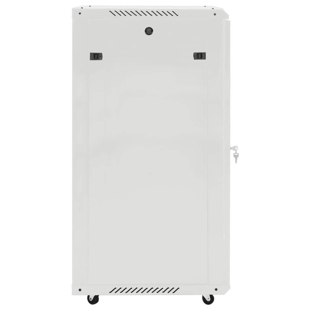 vidaXL 22U serverikapp, 19" IP20, hall, 60 x 60 x 120 cm