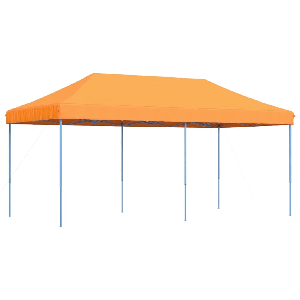 vidaXL kokkupandav pop-up peotelk, oranž, 580x292x315 cm