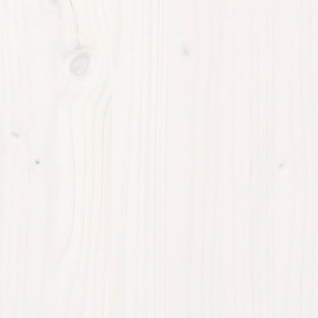 vidaXL päevavoodi, valge, 90 x 190 cm, männipuit