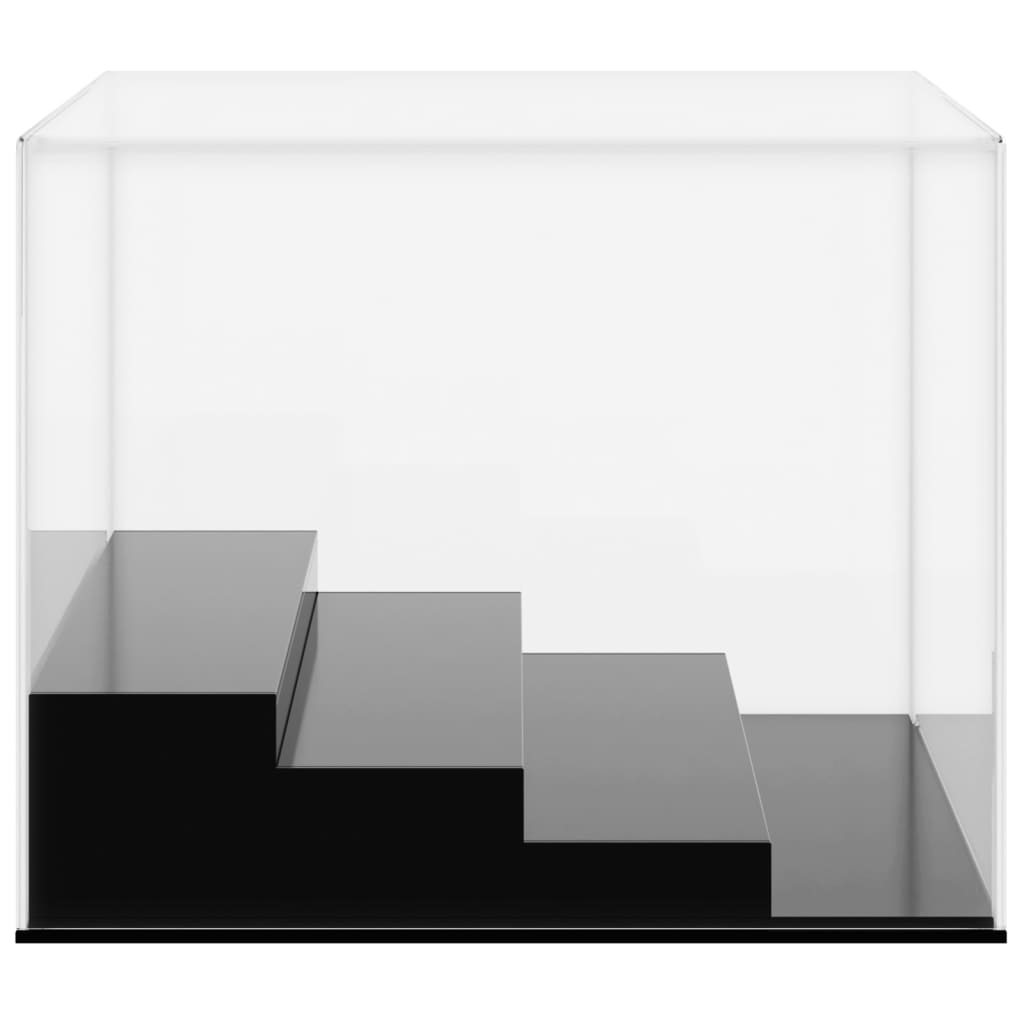 vidaXL vitriinkast, läbipaistev, 24 x 16 x 13 cm, akrüül