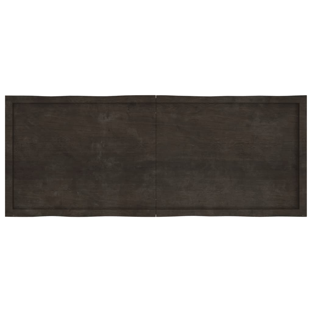 vidaXL lauaplaat, tumepruun, 160x60x(2-6) cm, töödeldud täispuit