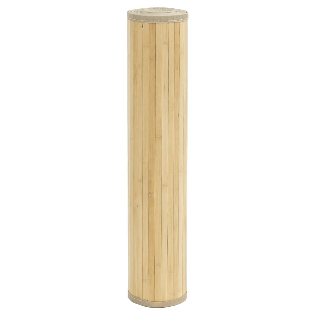 vidaXL vaip, ristkülikukujuline, naturaalne hele, 100 x 400 cm, bambus