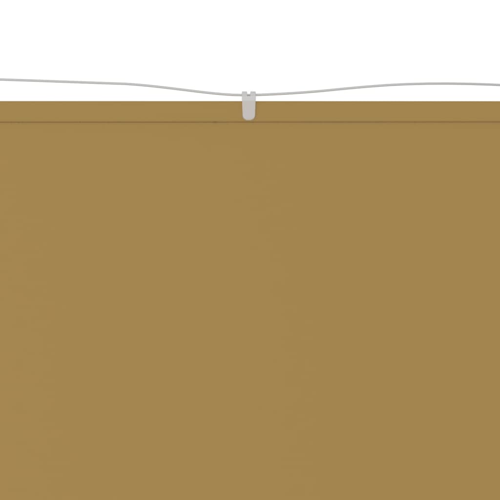 vidaXL vertikaalne varikatus, beež, 60 x 600 cm, Oxfordi kangas