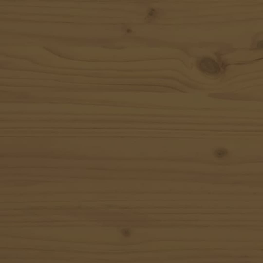 vidaXL öökapp, meepruun, 40 x 34 x 55 cm, männipuit