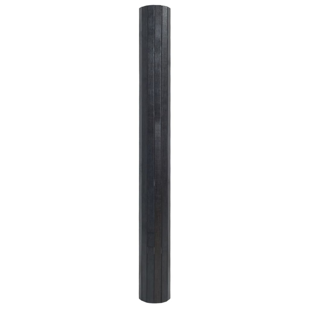 vidaXL vaip, ristkülikukujuline, hall, 100 x 200 cm, bambus