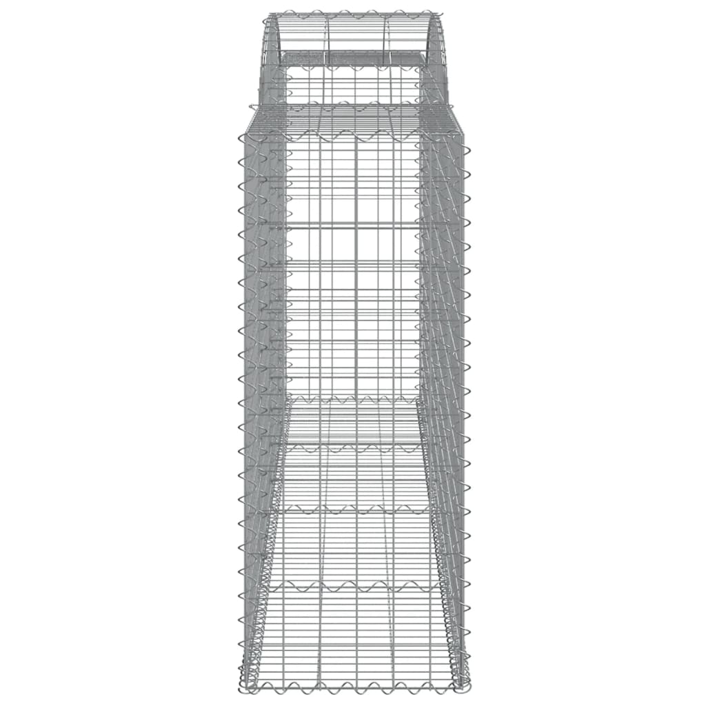 vidaXL kaarekujulised gabioonkorvid 2 tk, 300x50x120/140 cm, raud