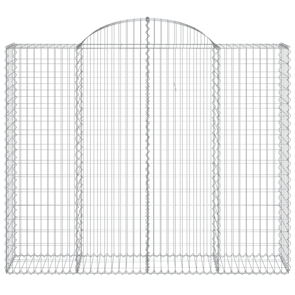 vidaXL kaarekujulised gabioonkorvid 20 tk, 200x50x160/180 cm, raud