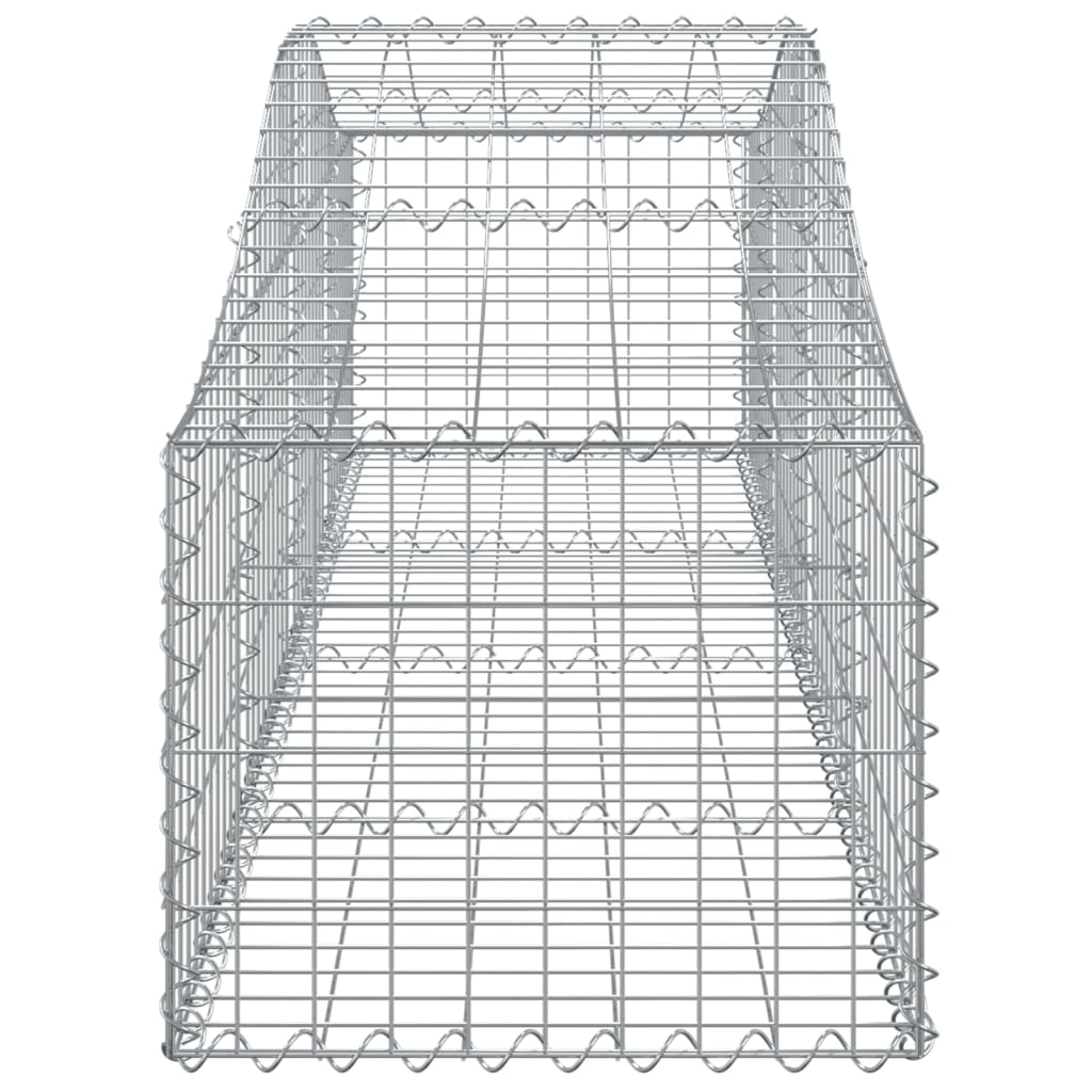 vidaXL kaarekujulised gabioonkorvid 30 tk, 200x50x40/60 cm, raud