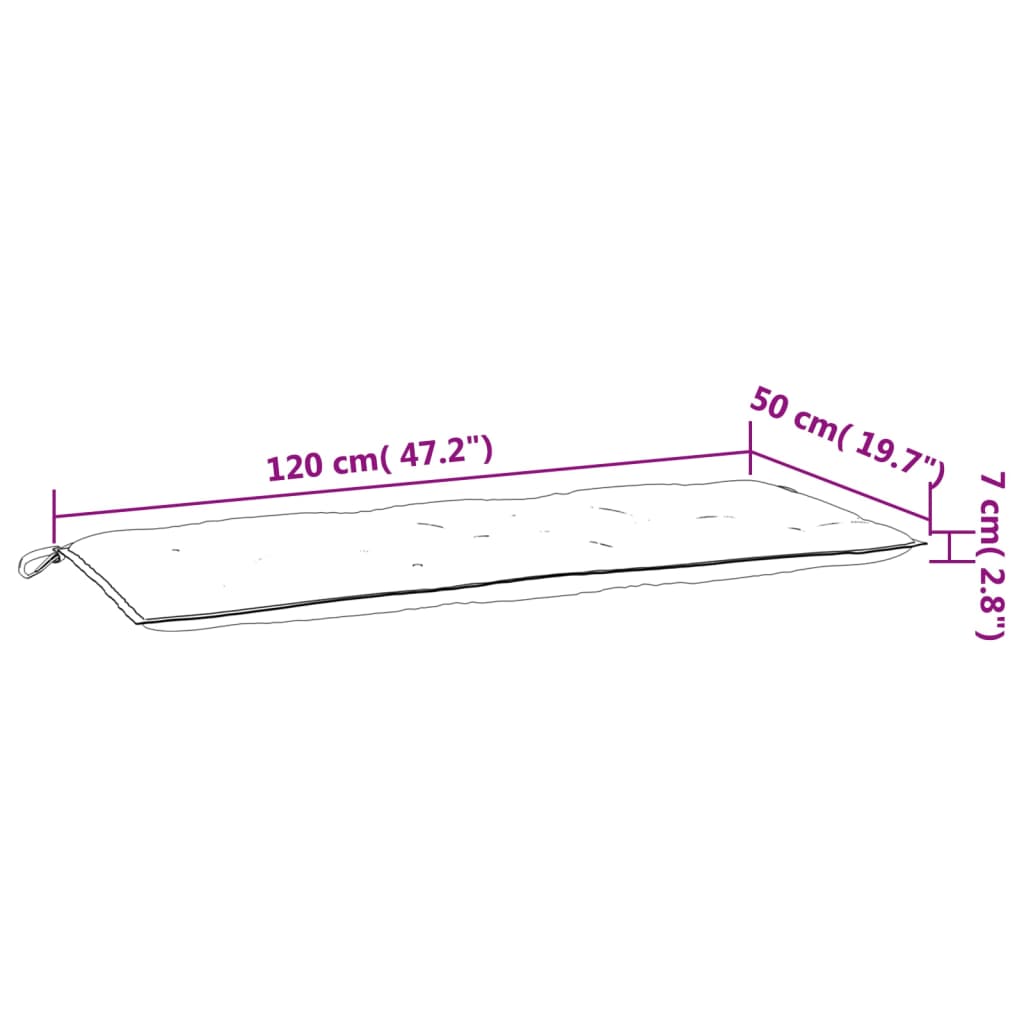 vidaXL aiapingi istmepadjad 2tk, antratsiit, 120x50x7cm, oxford-kangas