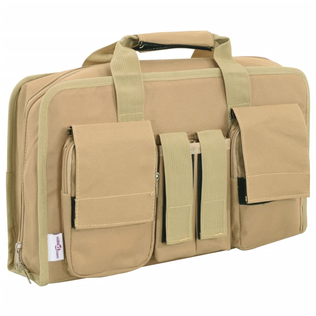 vidaXL püstolikott, khaki, 40 x 24 x 10 cm, Oxford kangas