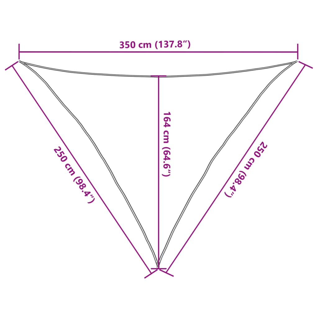 vidaXL päikesevarjupuri helehall 2,5x2,5x3,5 m 100% polüester Oxford