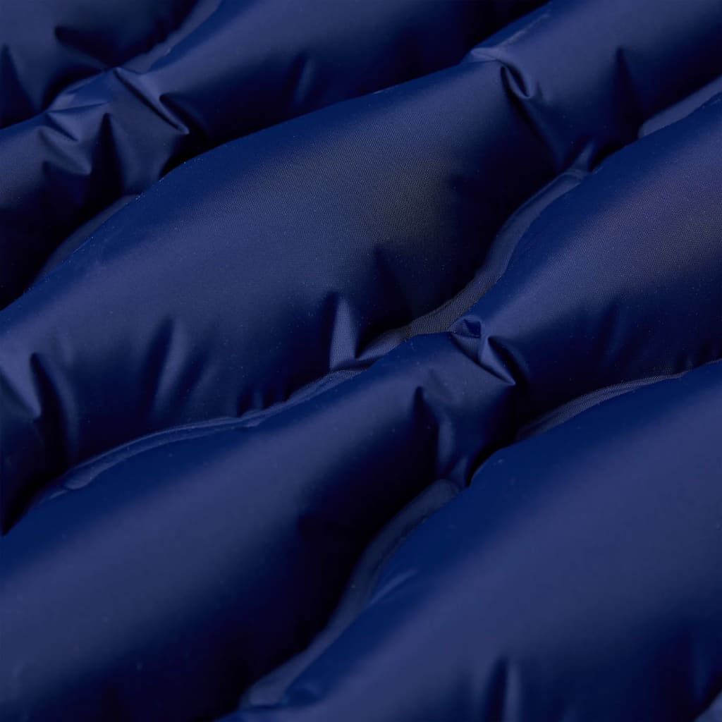 vidaXL isetäituv 1 inimese matkamadrats koos padjaga, sinine