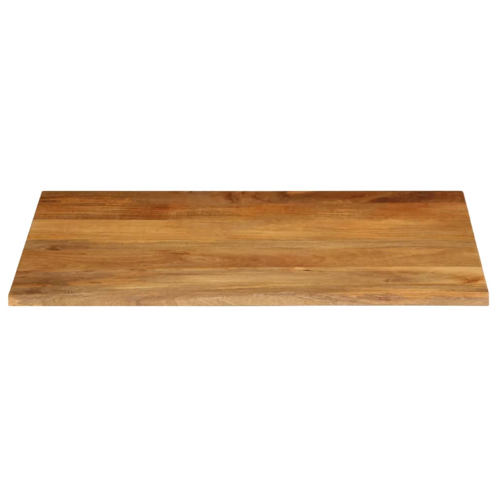 vidaXL lauaplaat, naturaalse servaga, 90 x 80 x 3,8 cm, mangopuit