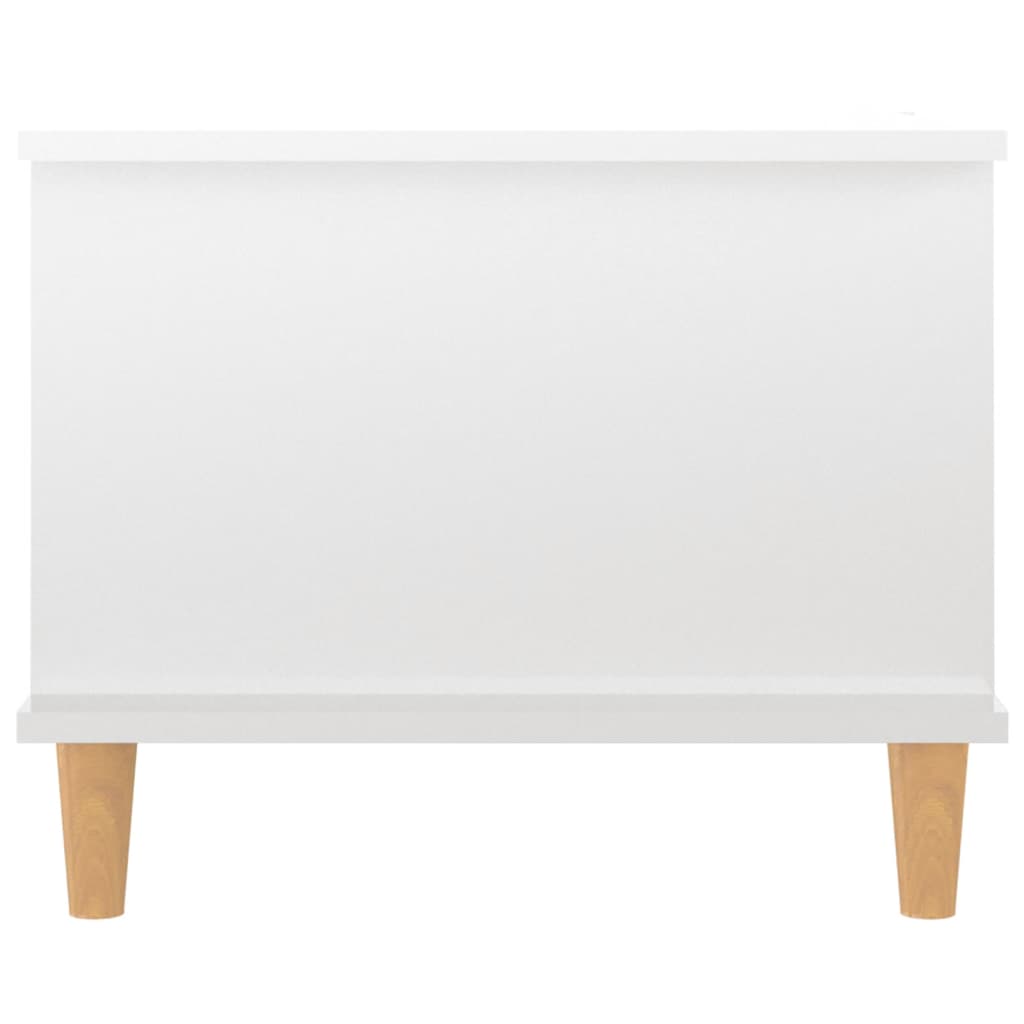 vidaXL kohvilaud, kõrgläikega valge, 90 x 50 x 40 cm, tehispuit
