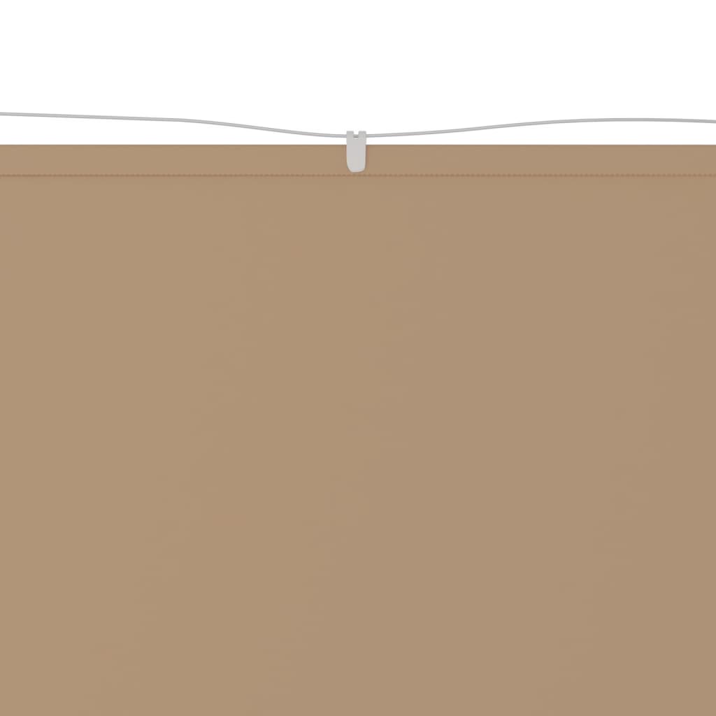 vidaXL vertikaalne varikatus, pruunikas 180 x 1200 cm, Oxfordi kangas